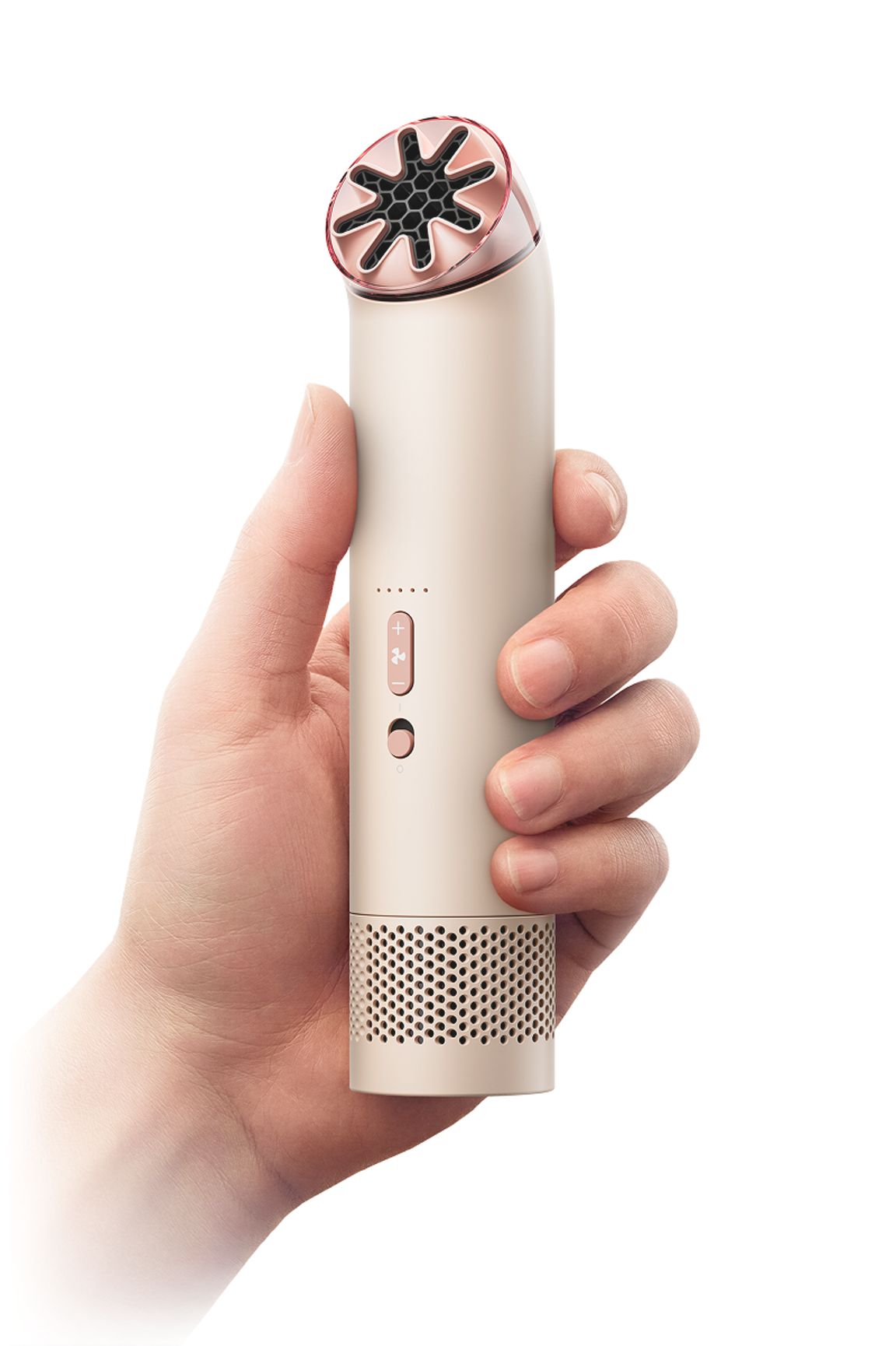 Портативный вентилятор Dyson HushJet™ Mini Cool (Stone/Blush), Stone/Blush, изображение 1
