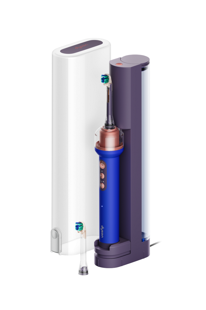 Dyson CameraJet Ceramic Ultra Blue с док-станцией и прозрачным футляром