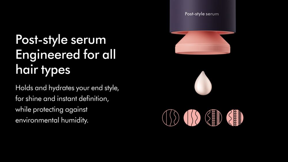 Дозатор и текстура сыворотки Dyson Chitosan Post-style serum