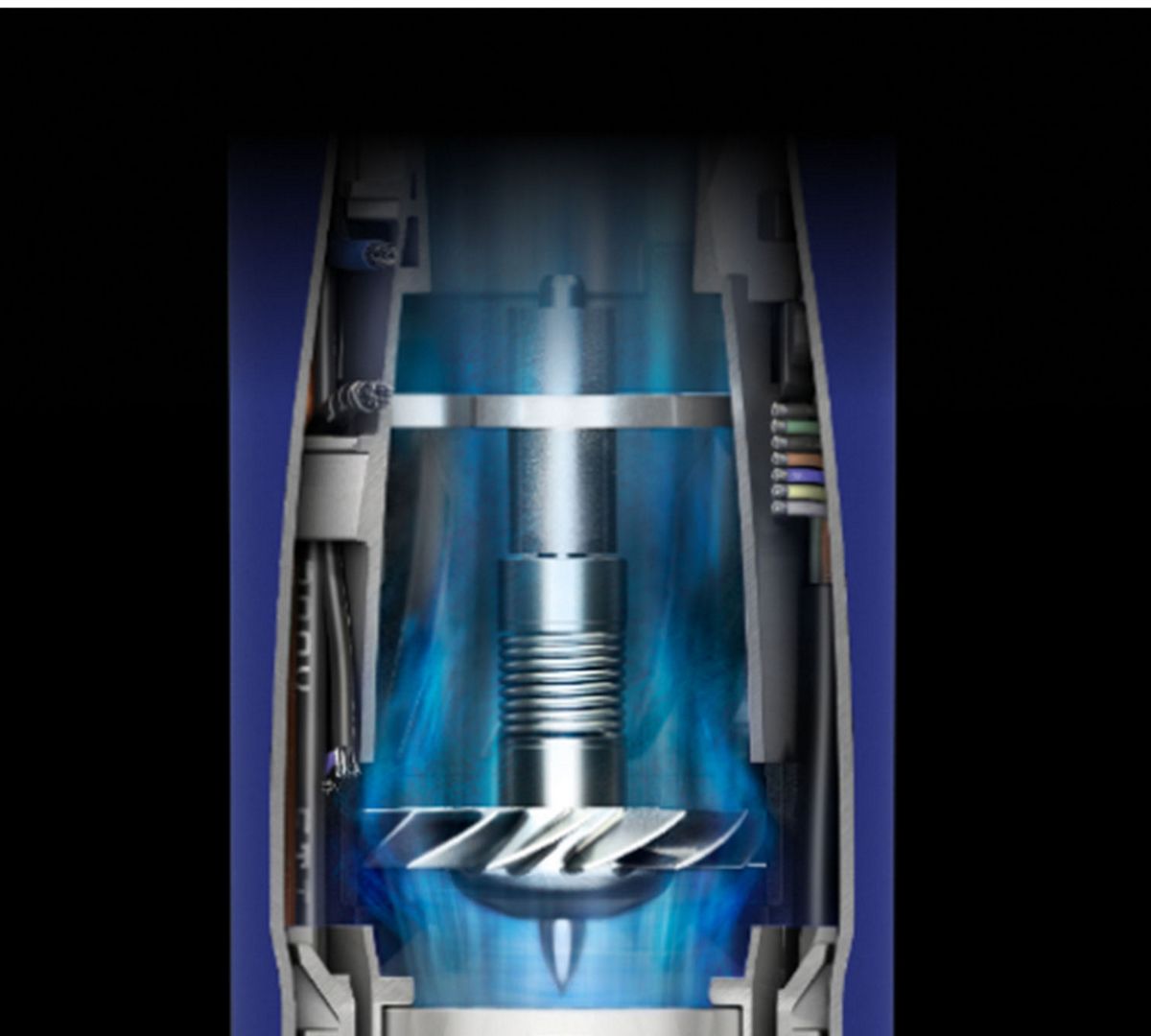 Схема двигателя Dyson Airwrap i.d.